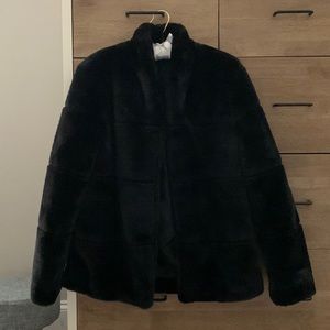 LIKE NEW Faux Fur Jacket